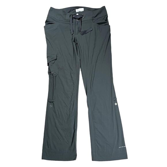 Columbia Pants - Columbia Omni Shield Pants Women 10 Roll Up Nylon Gorpcore Cargo Pockets Gray